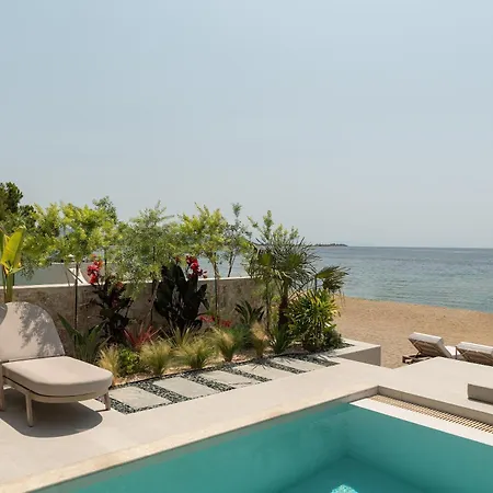 Strovilla Mare Beachfront With Private Pool * Psakoudia