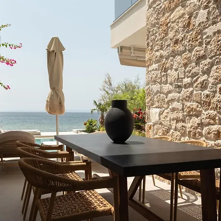 Strovilla Mare Beachfront With Private Pool Villa